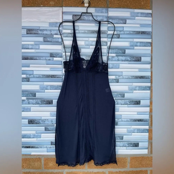 La Perla  V-Neck Lace Slip Dress size it 3 /medium - Picture 1 of 13